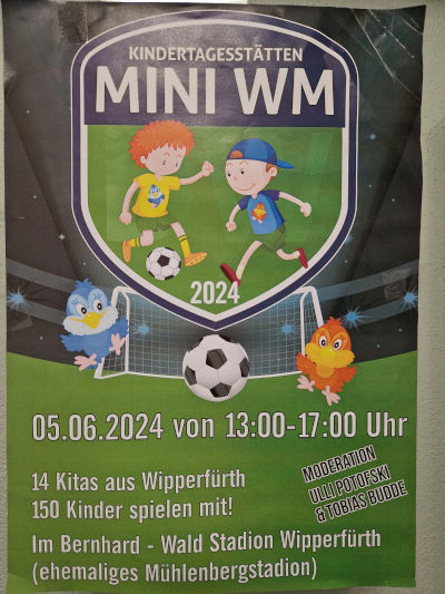 Kita Mini Fussball WM in Wipperfürth 2024