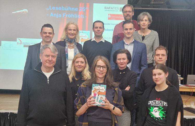 Lesebühne Wipperfürth, Anja Fröhlich, Buchhandlung Colibri, Sponsor Bafatex